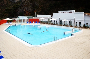Piscina termal exterior Balneario Arnedillo