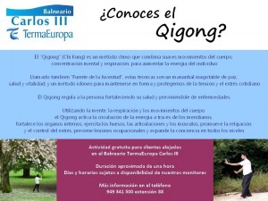 Qigong en el Balneario TermaEuropa Carlos III
